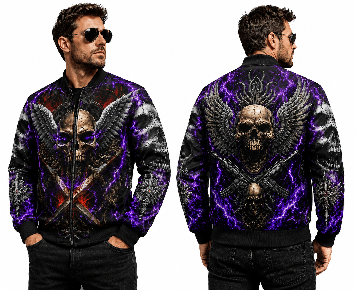 Riders Legend Bomber Jacket Design 3D Full Printed RL23