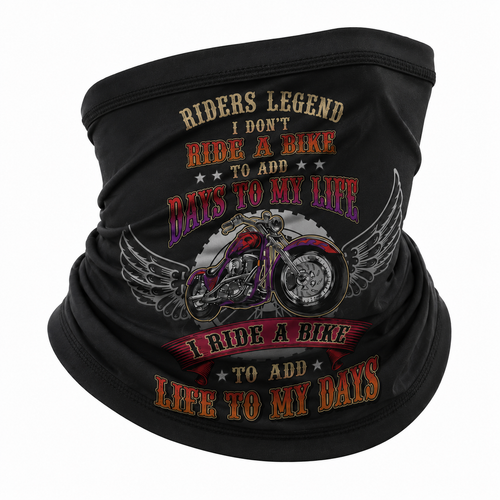 Riders Legend 3D Full Printed Outdoor Face Cover Bandana RL11