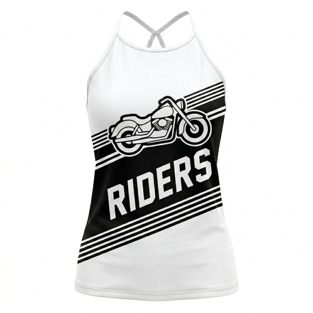 Riders Legend CRISS CROSS OPEN BACK CAMISOLE TANK TOP DESIGN RL7