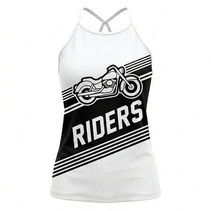 Riders Legend CRISS CROSS OPEN BACK CAMISOLE TANK TOP DESIGN RL7