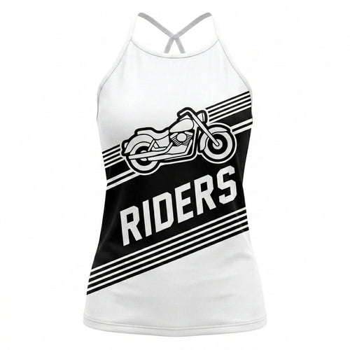 Riders Legend CRISS CROSS OPEN BACK CAMISOLE TANK TOP DESIGN RL7