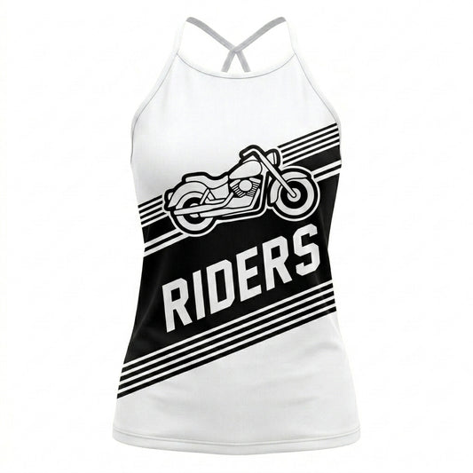 Riders Legend CRISS CROSS OPEN BACK CAMISOLE TANK TOP DESIGN RL7