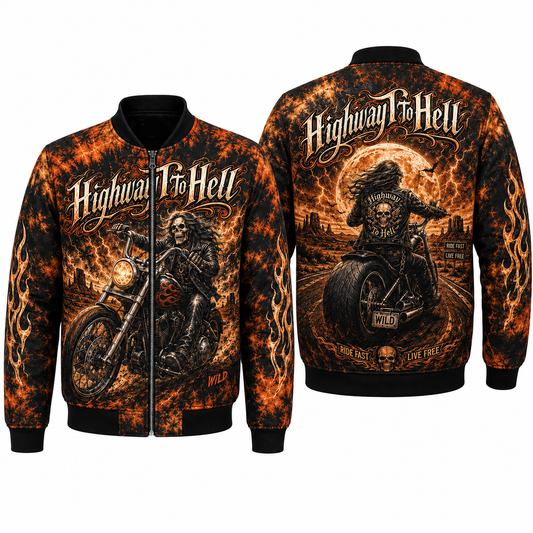 Riders Legend Bomber Jacket Design 3D Full Printed RL25