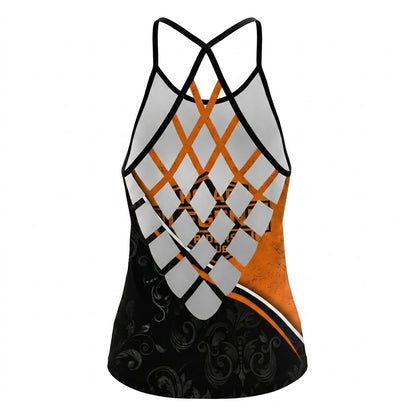 Riders Legend CRISS CROSS OPEN BACK CAMISOLE TANK TOP DESIGN RL5