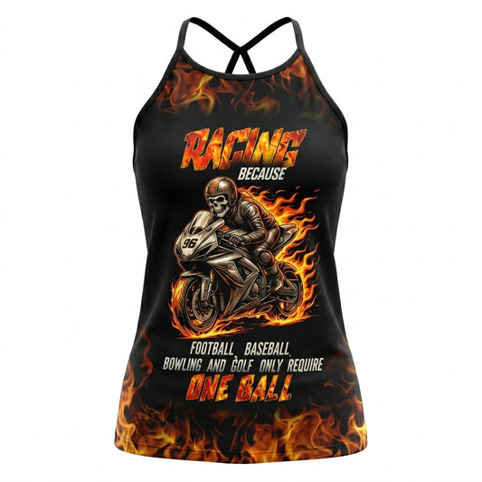 Riders Legend CRISS CROSS OPEN BACK CAMISOLE TANK TOP DESIGN RL10