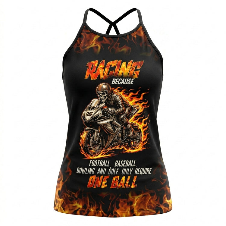 Riders Legend CRISS CROSS OPEN BACK CAMISOLE TANK TOP DESIGN RL10