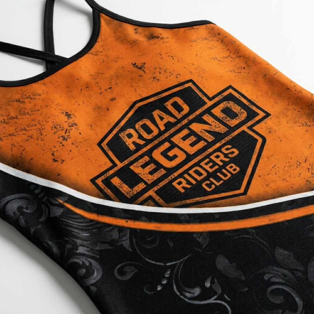 Riders Legend CRISS CROSS OPEN BACK CAMISOLE TANK TOP DESIGN RL5