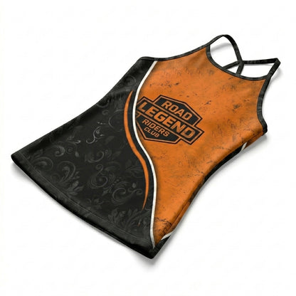 Riders Legend CRISS CROSS OPEN BACK CAMISOLE TANK TOP DESIGN RL5