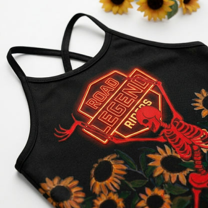 Riders Legend CRISS CROSS OPEN BACK CAMISOLE TANK TOP DESIGN RL6