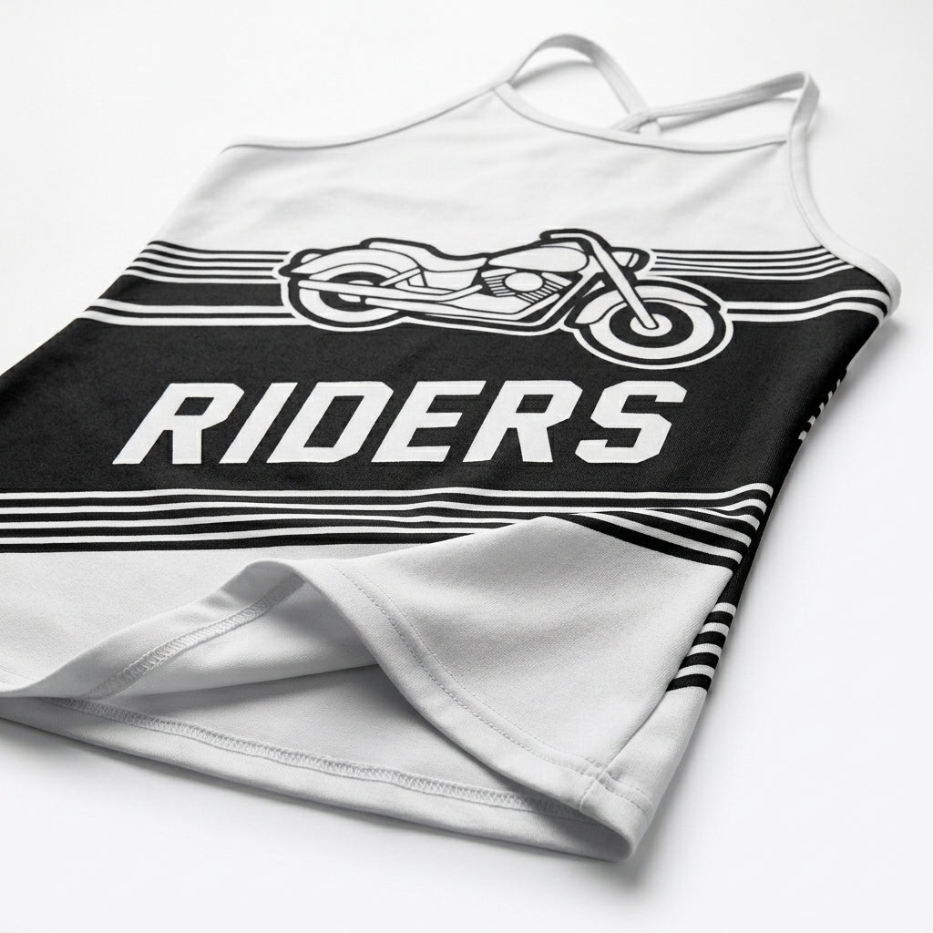 Riders Legend CRISS CROSS OPEN BACK CAMISOLE TANK TOP DESIGN RL7