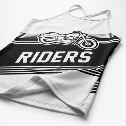 Riders Legend CRISS CROSS OPEN BACK CAMISOLE TANK TOP DESIGN RL7