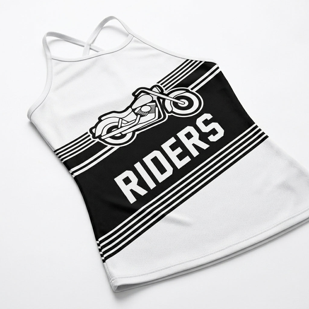 Riders Legend CRISS CROSS OPEN BACK CAMISOLE TANK TOP DESIGN RL7