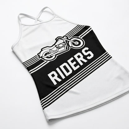 Riders Legend CRISS CROSS OPEN BACK CAMISOLE TANK TOP DESIGN RL7