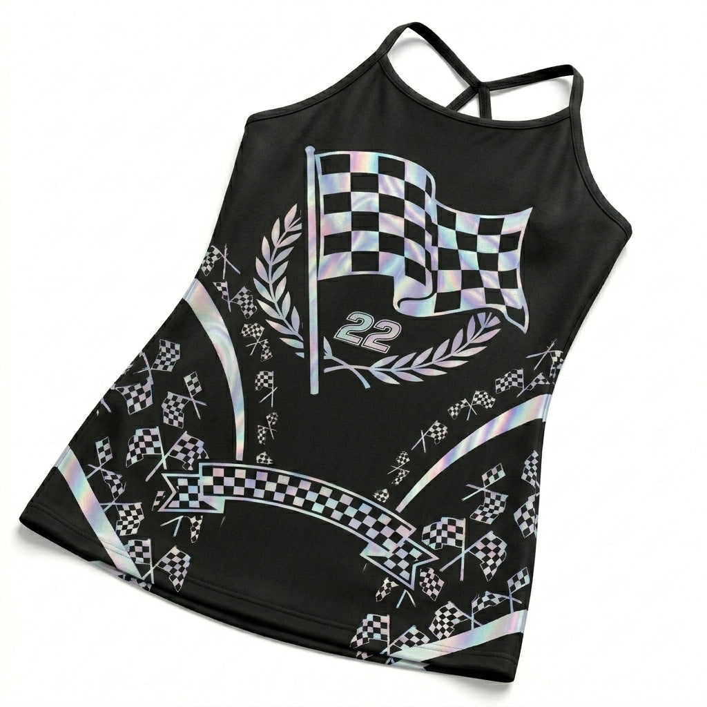 Riders Legend CRISS CROSS OPEN BACK CAMISOLE TANK TOP DESIGN RL9
