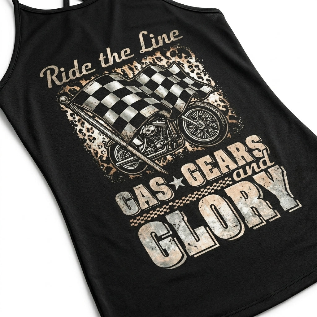 Riders Legend CRISS CROSS OPEN BACK CAMISOLE TANK TOP DESIGN RL8