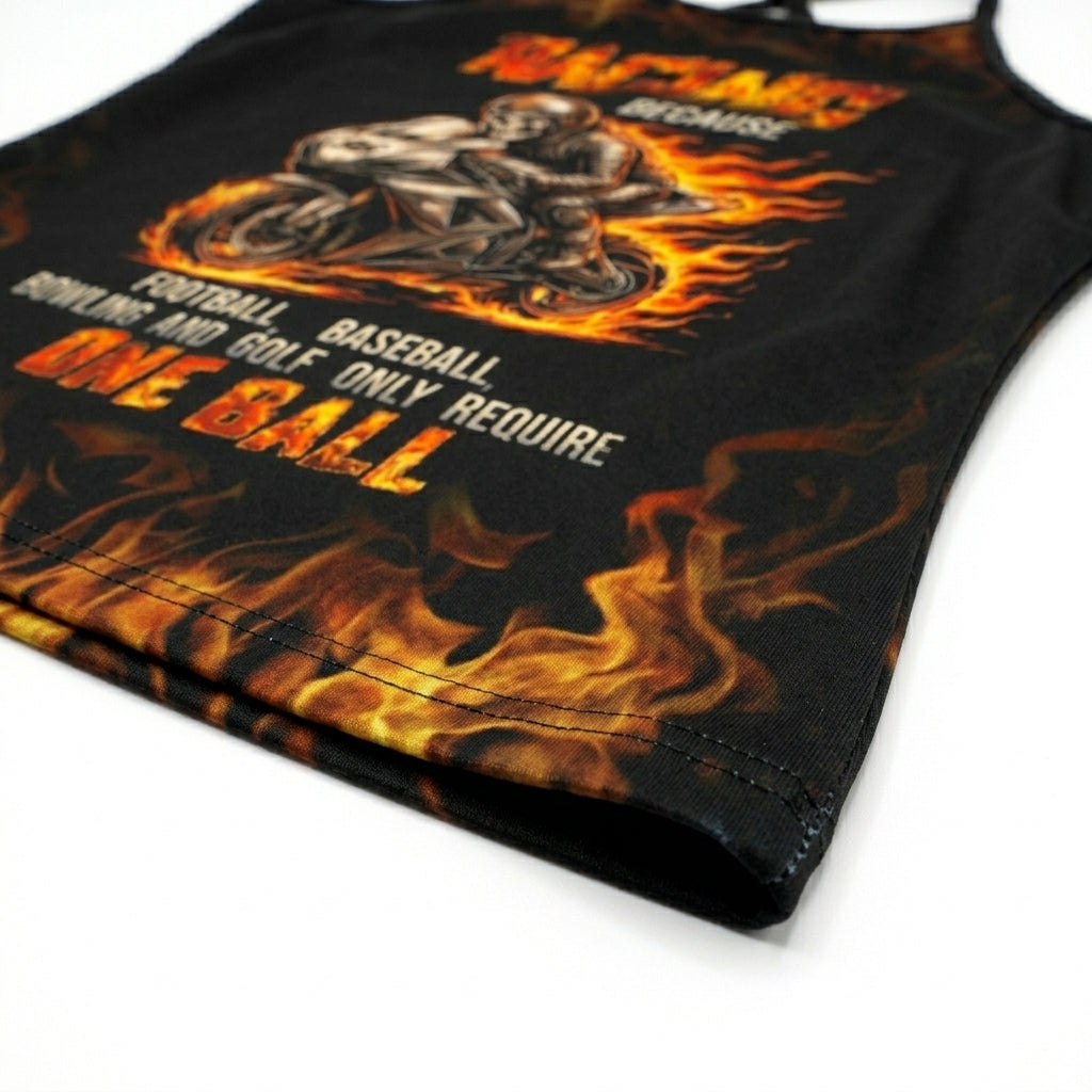 Riders Legend CRISS CROSS OPEN BACK CAMISOLE TANK TOP DESIGN RL10