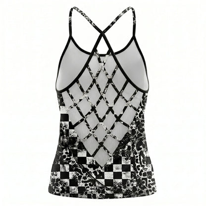 Riders Legend CRISS CROSS OPEN BACK CAMISOLE TANK TOP DESIGN RL8