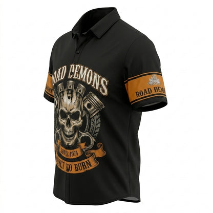 Riders Legend Motorcycles Button Shirt RL1