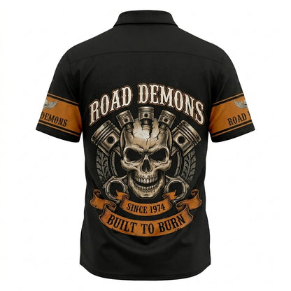 Riders Legend Motorcycles Button Shirt RL1