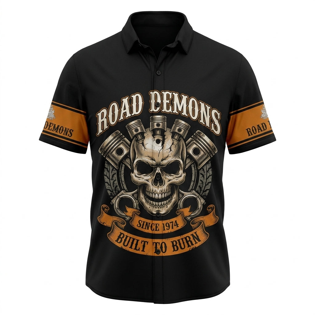 Riders Legend Motorcycles Button Shirt RL1