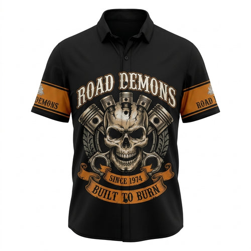 Riders Legend Motorcycles Button Shirt RL1