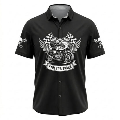 Riders Legend Motorcycles Button Shirt RL2
