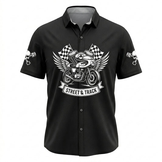 Riders Legend Motorcycles Button Shirt RL2