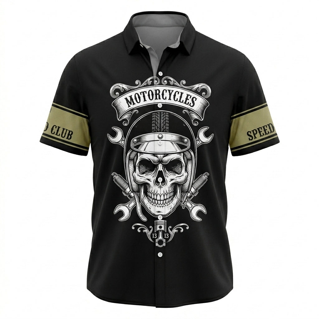 Riders Legend Motorcycles Button Shirt RL4