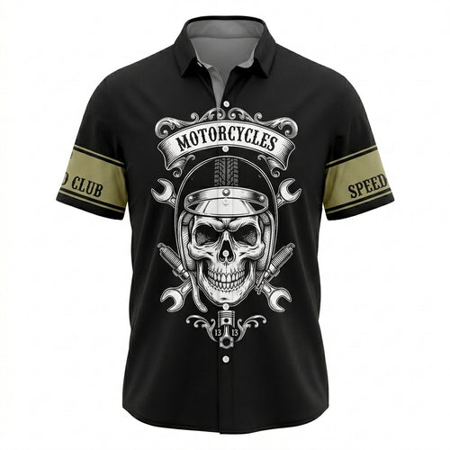 Riders Legend Motorcycles Button Shirt RL4