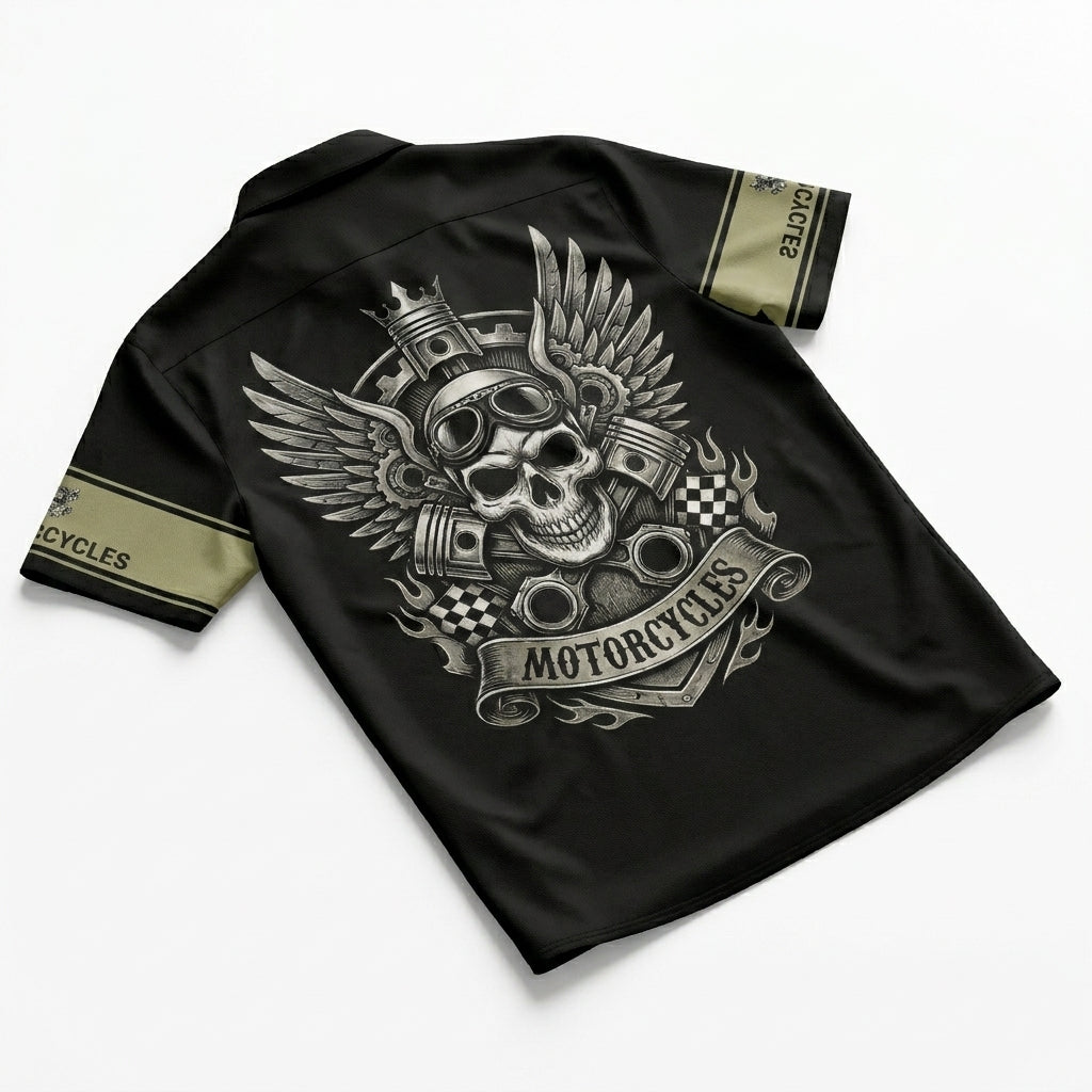 Riders Legend Motorcycles Button Shirt RL8