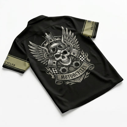 Riders Legend Motorcycles Button Shirt RL8