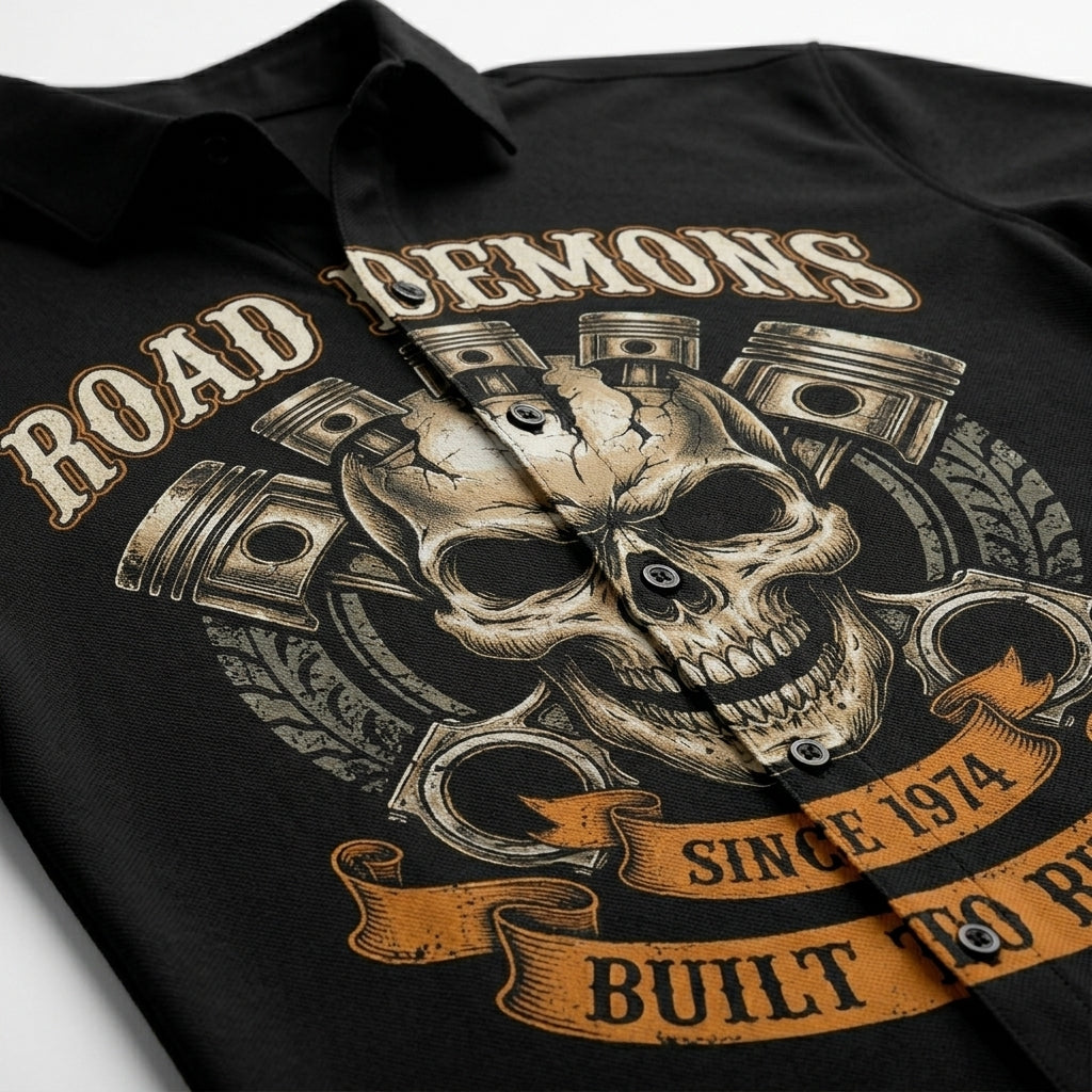Riders Legend Motorcycles Button Shirt RL1