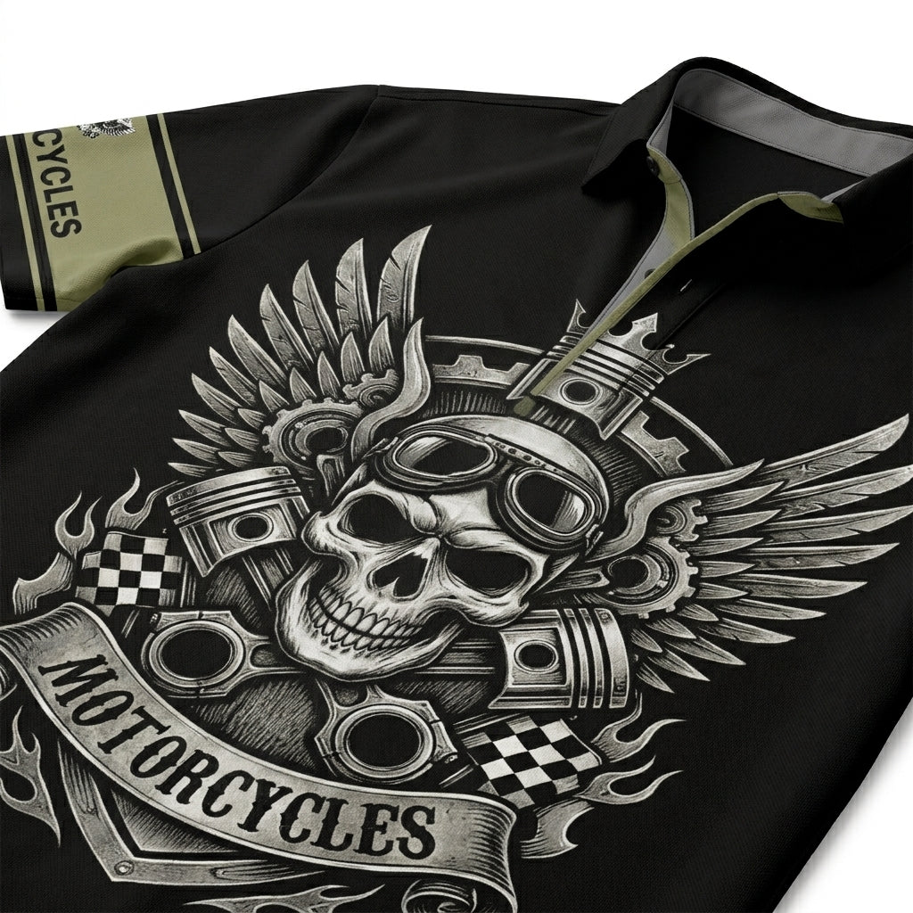 Riders Legend Motorcycles Button Shirt RL8