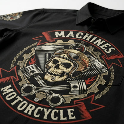 Riders Legend Motorcycles Button Shirt RL9