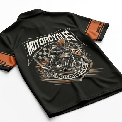 Riders Legend Motorcycles Button Shirt RL3