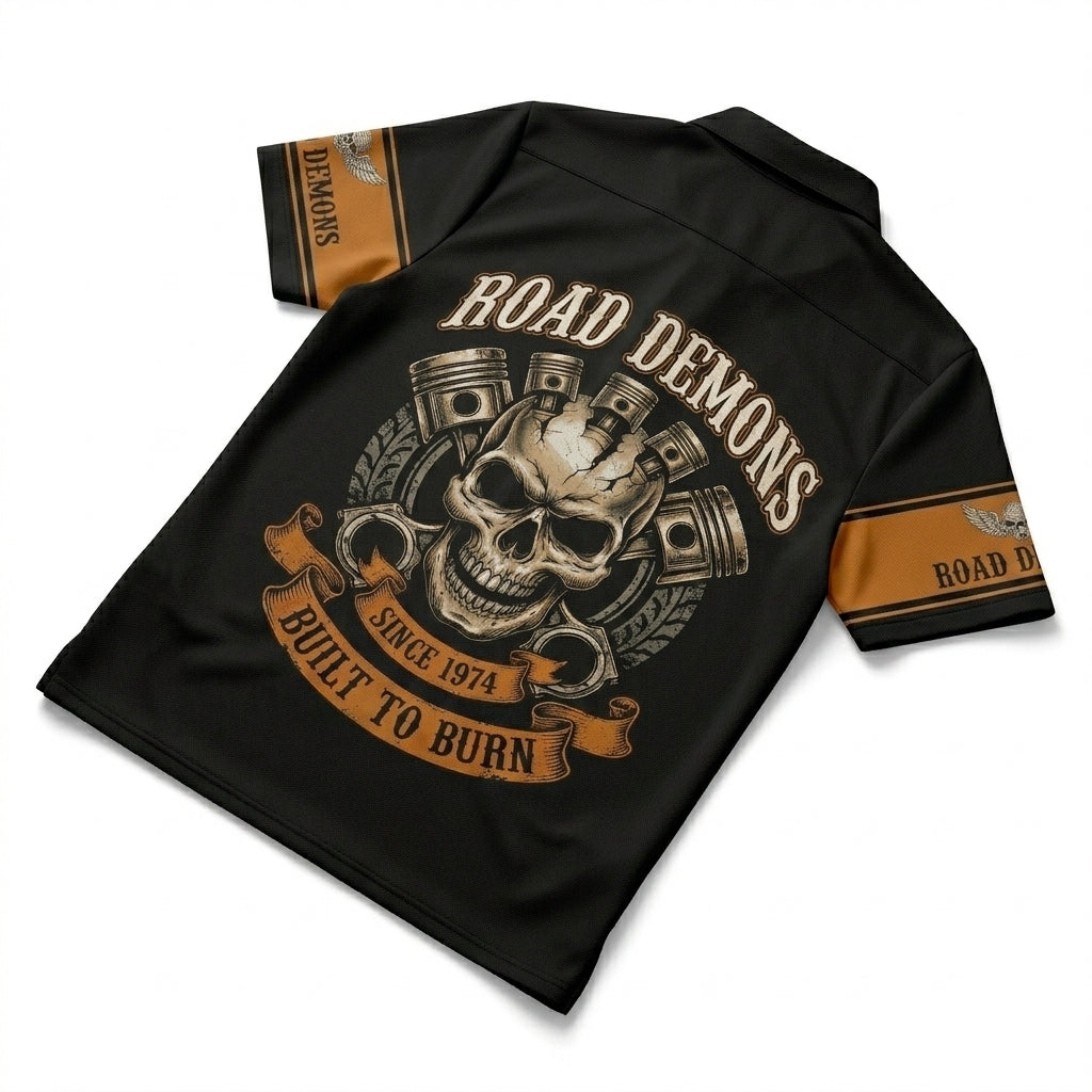 Riders Legend Motorcycles Button Shirt RL1
