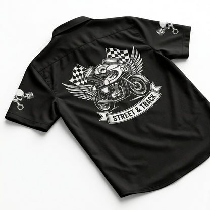 Riders Legend Motorcycles Button Shirt RL2