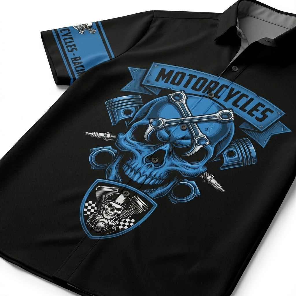 Riders Legend Motorcycles Button Shirt RL6