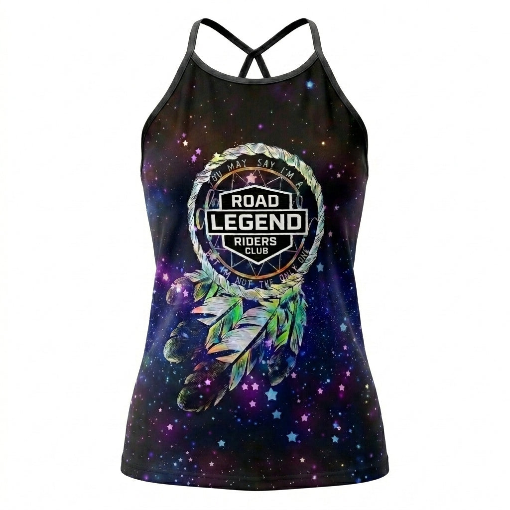 Riders Legend CRISS CROSS OPEN BACK CAMISOLE TANK TOP DESIGN RL1