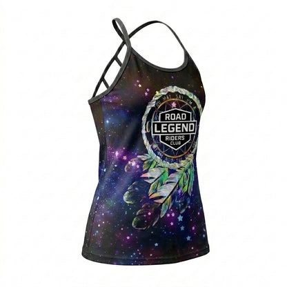 Riders Legend CRISS CROSS OPEN BACK CAMISOLE TANK TOP DESIGN RL1