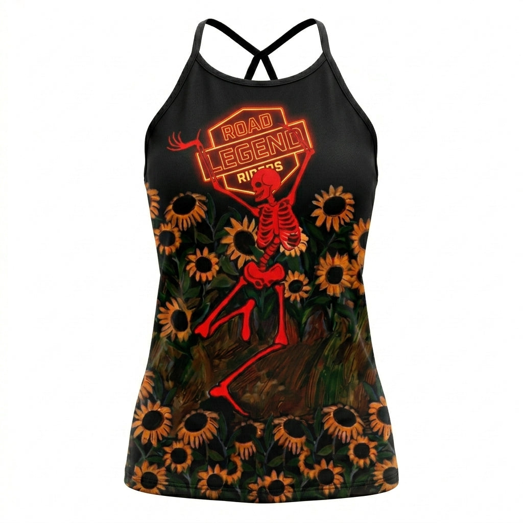 Riders Legend CRISS CROSS OPEN BACK CAMISOLE TANK TOP DESIGN RL6