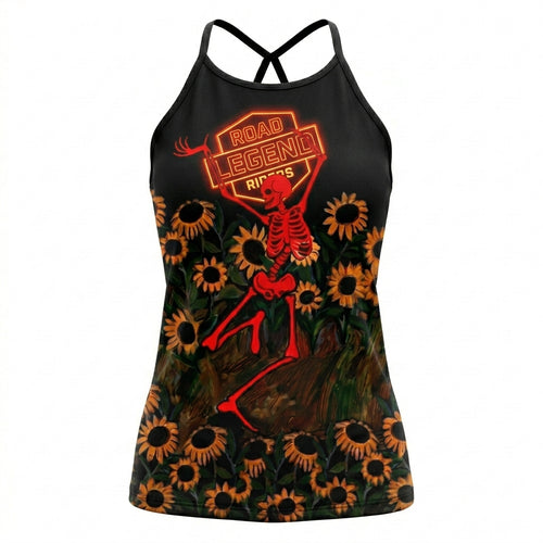 Riders Legend CRISS CROSS OPEN BACK CAMISOLE TANK TOP DESIGN RL6