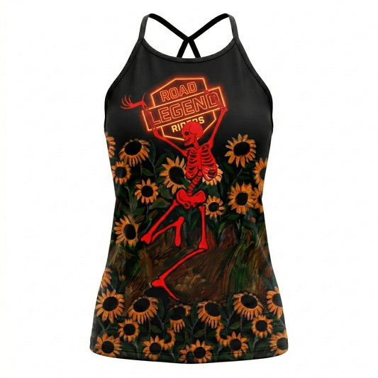 Riders Legend CRISS CROSS OPEN BACK CAMISOLE TANK TOP DESIGN RL6