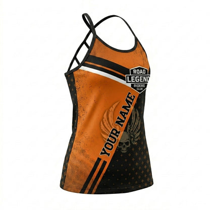 Riders Legend CRISS CROSS OPEN BACK CAMISOLE TANK TOP DESIGN RL3