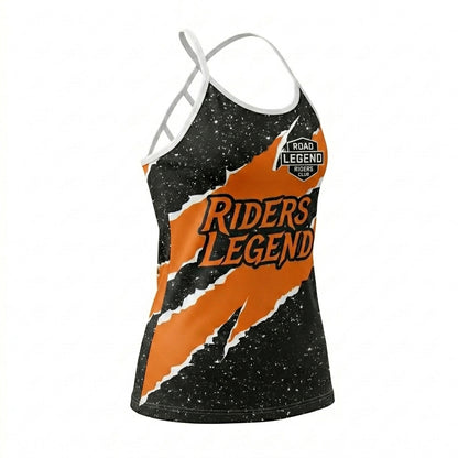 Riders Legend CRISS CROSS OPEN BACK CAMISOLE TANK TOP DESIGN RL4