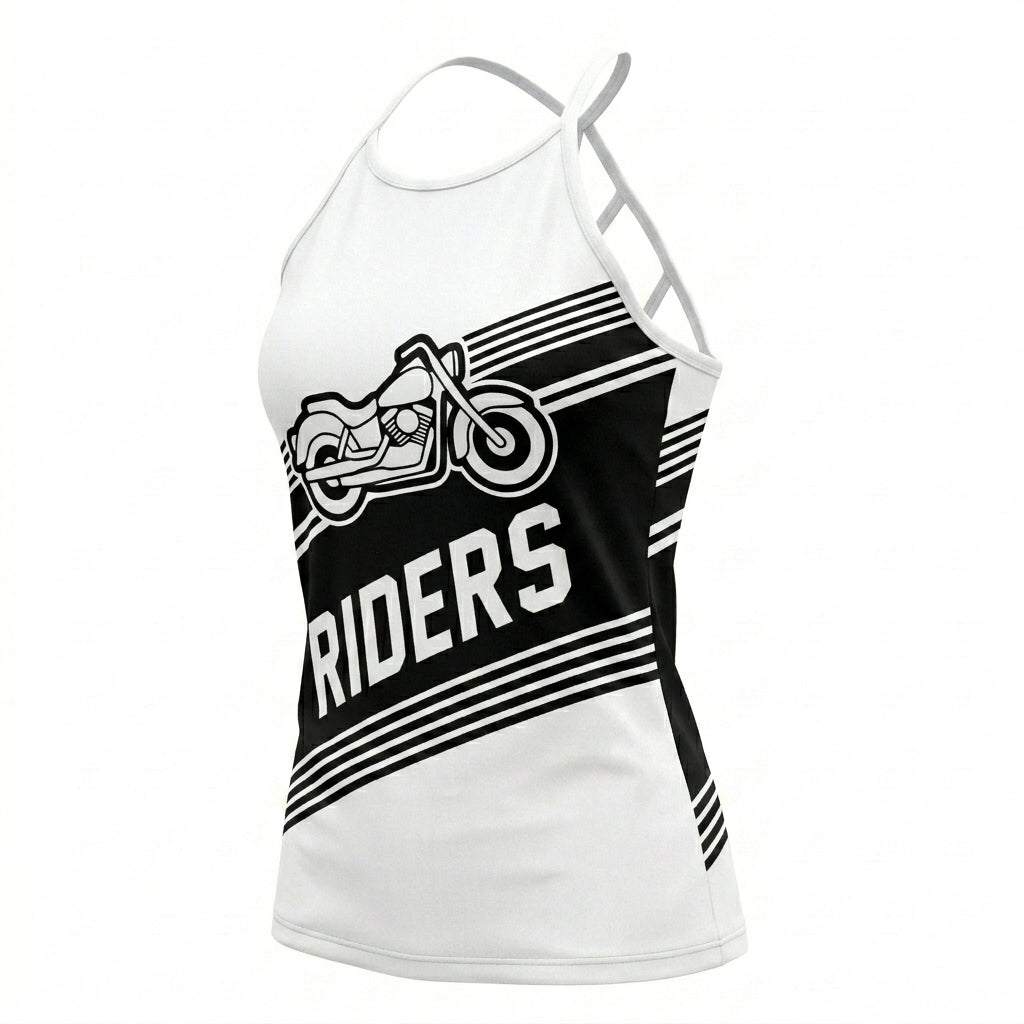 Riders Legend CRISS CROSS OPEN BACK CAMISOLE TANK TOP DESIGN RL7