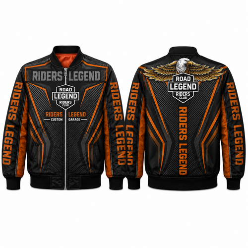 Riders Legend Bomber Jacket Design 3D Full Printed RL3