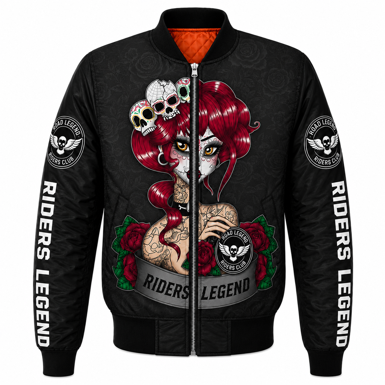 Riders Legend Bomber Jacket Design 3D Full Printed RL6