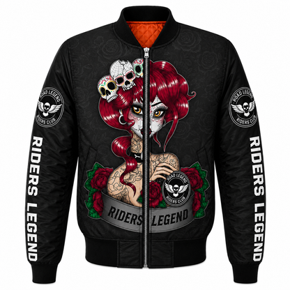 Riders Legend Bomber Jacket Design 3D Full Printed RL6