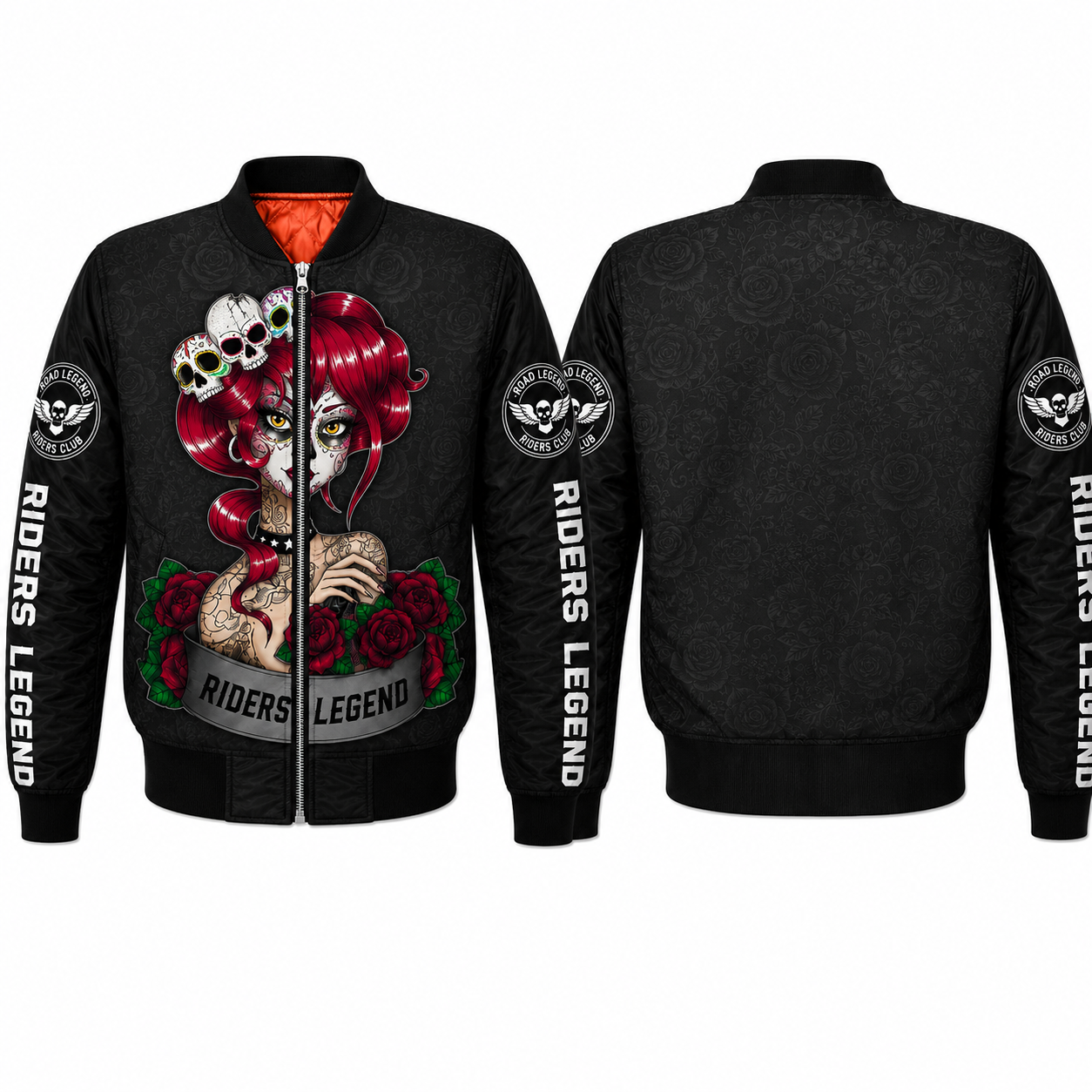 Riders Legend Bomber Jacket Design 3D Full Printed RL6